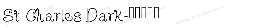 St Charles Dark字体转换